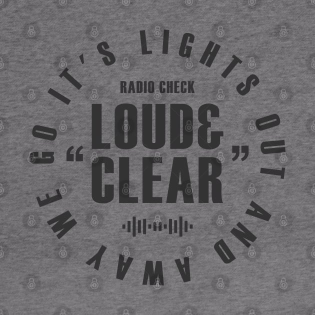 "Radio Check, Loud and Clear" F1 Design by DavidSpeedDesign